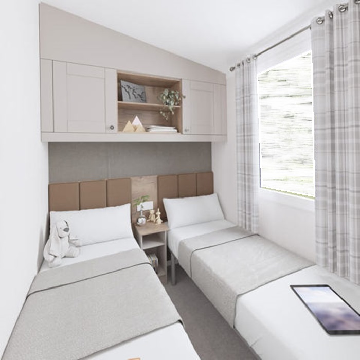 2025 Swift Morlaix twin bedroom