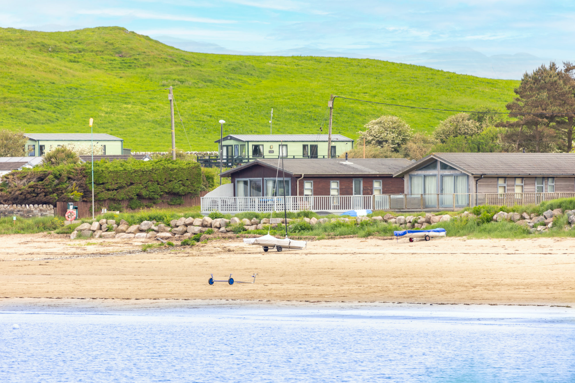 Beach side holiday home at Sandgreen Caravan Park