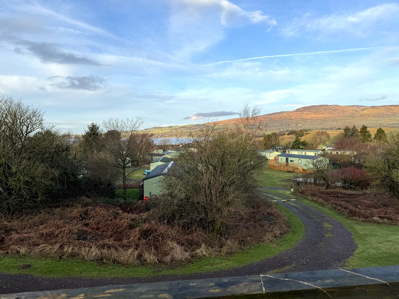 View from plot for Willerby Skyline 