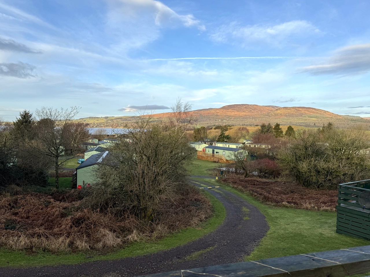 View from plot for Willerby Skyline 
