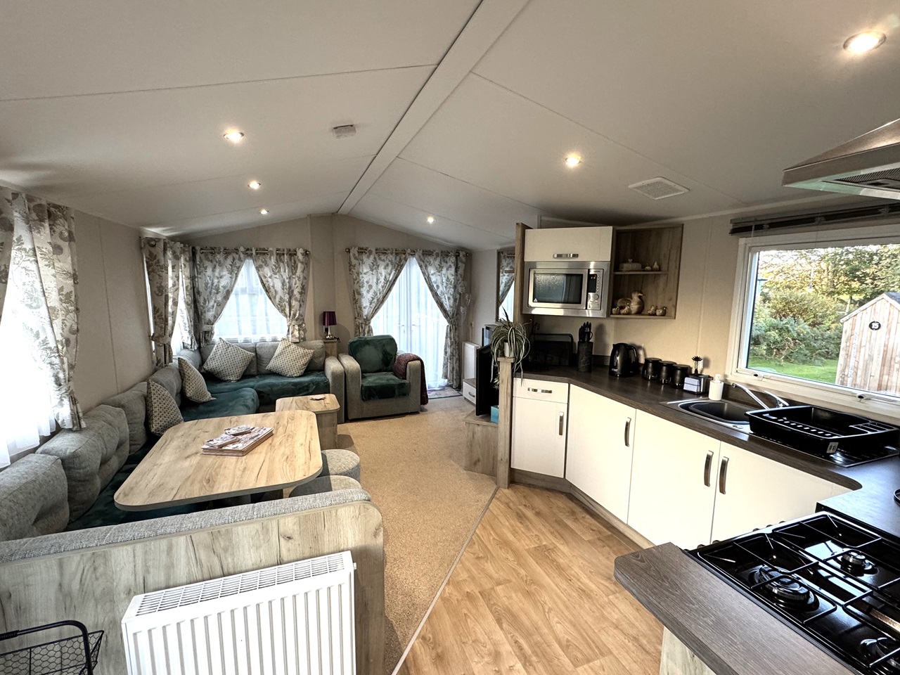Willerby Skye kitchen and living area