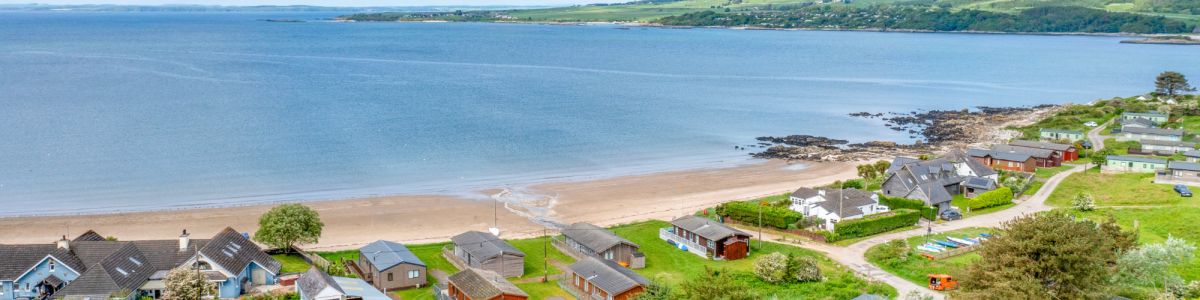 Private sandy beach at Sandgreen