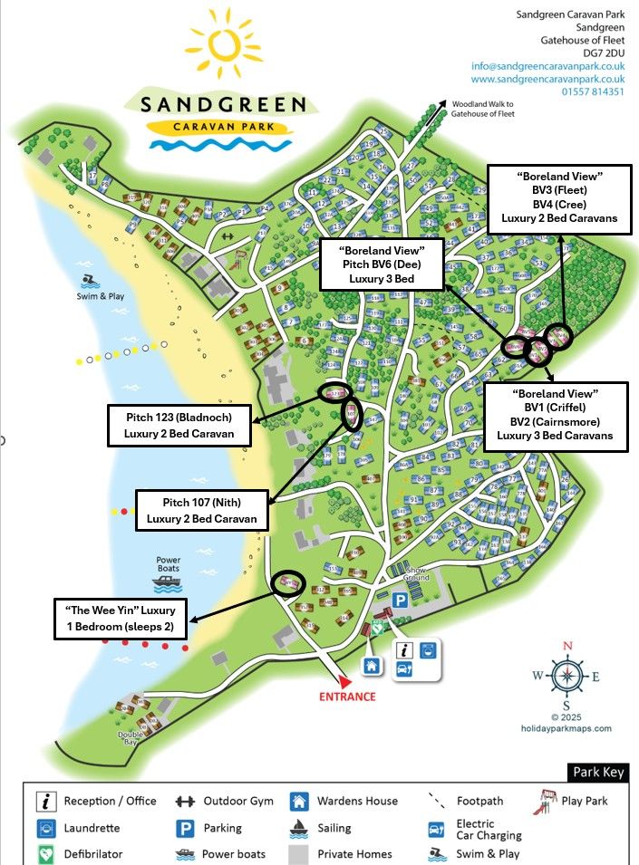 Park Map - Hire Fleet Units