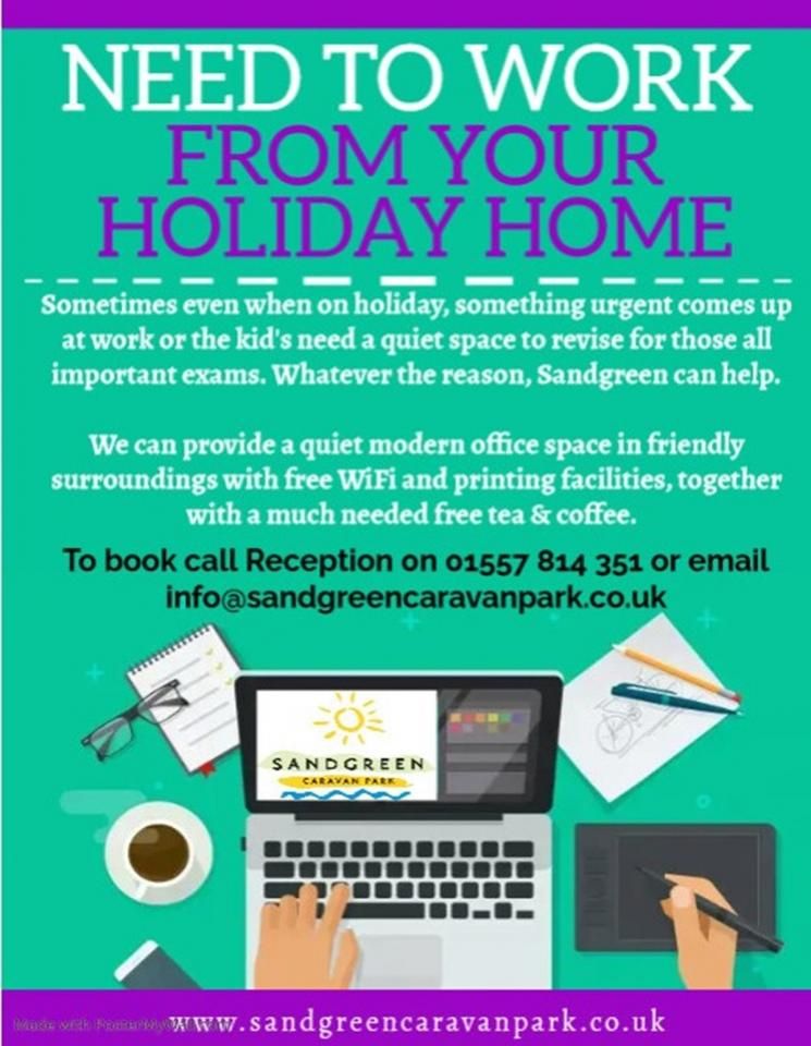 Sandgreen quiet space poster