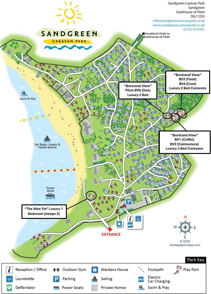 Hire Fleet Park Map
